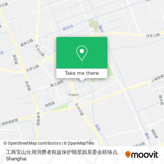 工商宝山分局消费者权益保护颐景园居委会联络点 map