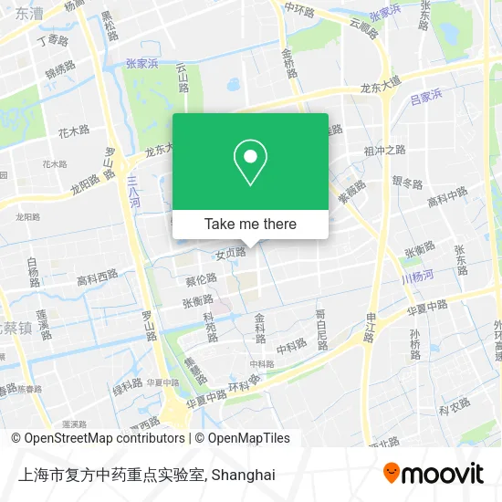 上海市复方中药重点实验室 map