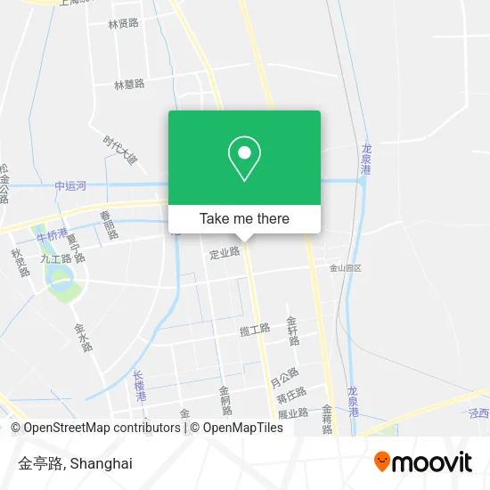 金亭路 map