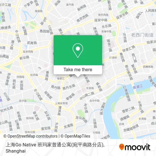 上海Go Native 班玛家普通公寓(宛平南路分店) map