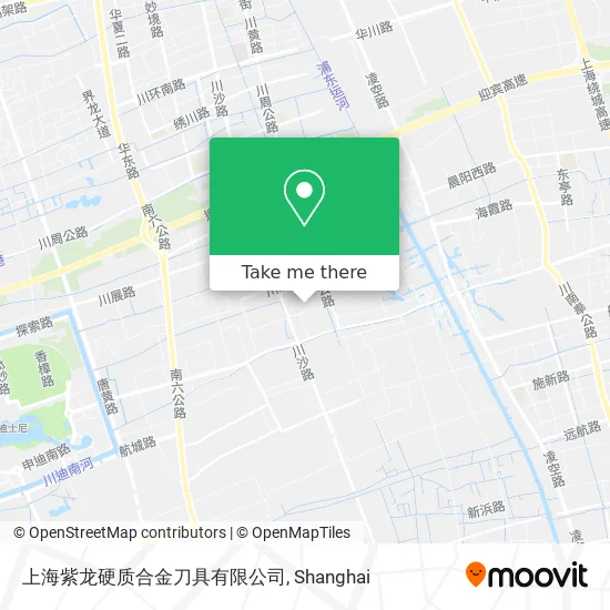 上海紫龙硬质合金刀具有限公司 map