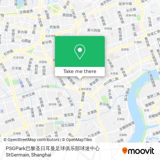 PSGPark巴黎圣日耳曼足球俱乐部球迷中心StGermain map