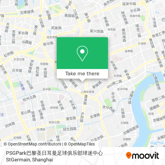PSGPark巴黎圣日耳曼足球俱乐部球迷中心StGermain map