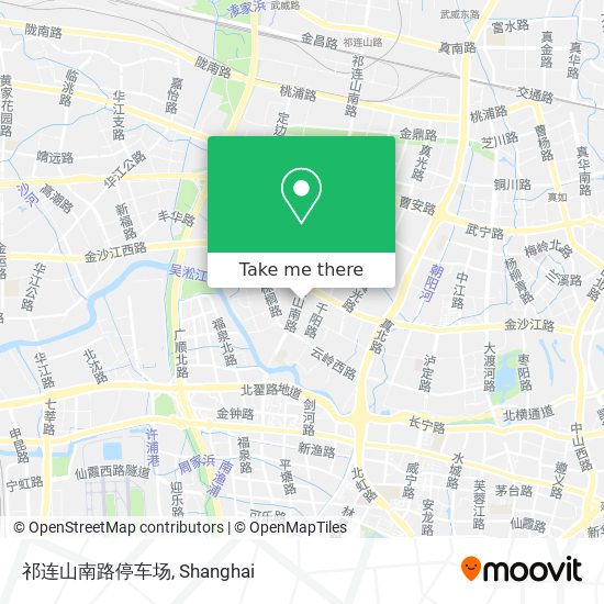 祁连山南路停车场 map