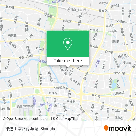 祁连山南路停车场 map