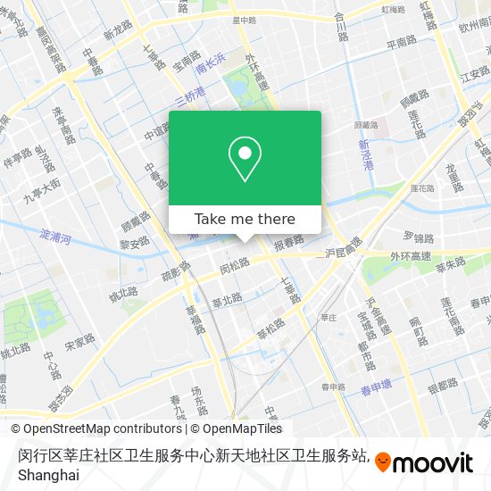 闵行区莘庄社区卫生服务中心新天地社区卫生服务站 map