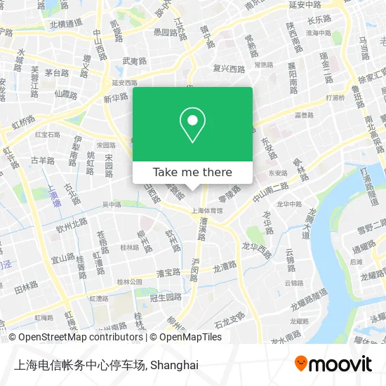 上海电信帐务中心停车场 map