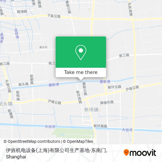 伊旌机电设备(上海)有限公司生产基地-东南门 map