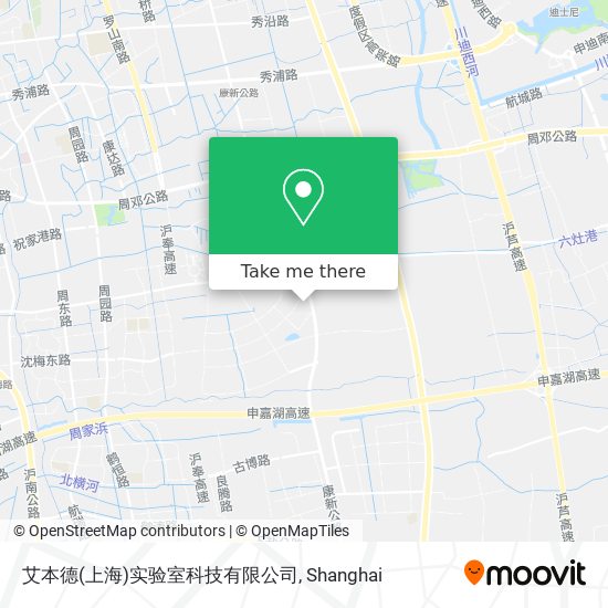 艾本德(上海)实验室科技有限公司 map