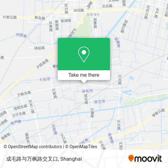 成毛路与万枫路交叉口 map