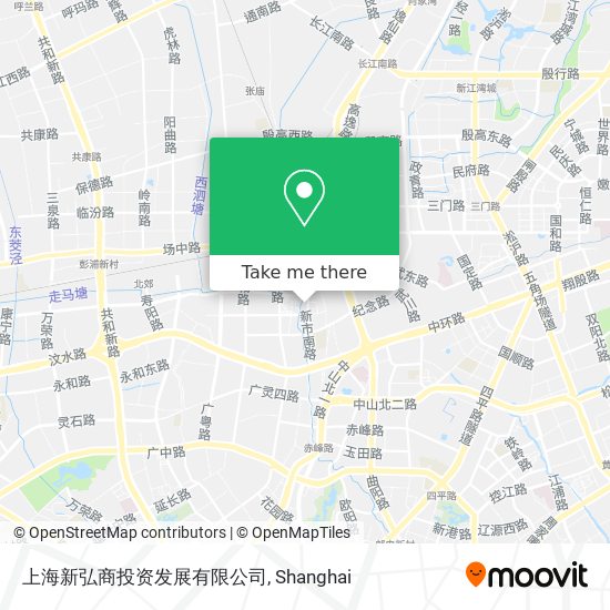 上海新弘商投资发展有限公司 map