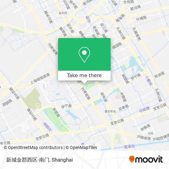 新城金郡西区-南门 map