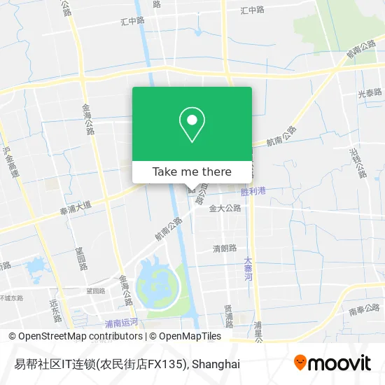 易帮社区IT连锁(农民街店FX135) map
