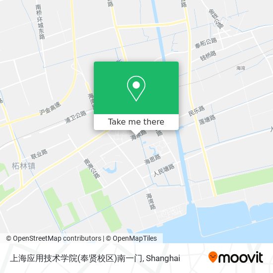 上海应用技术学院(奉贤校区)南一门 map