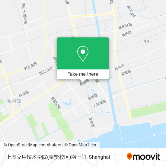 上海应用技术学院(奉贤校区)南一门 map