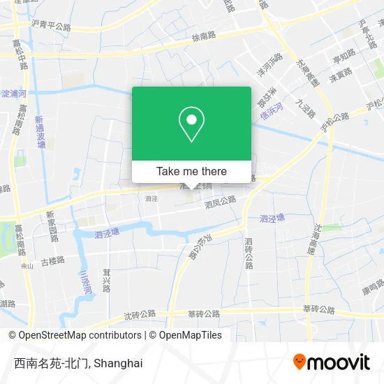西南名苑-北门 map