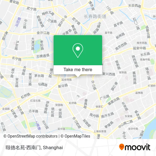 颐德名苑-西南门 map