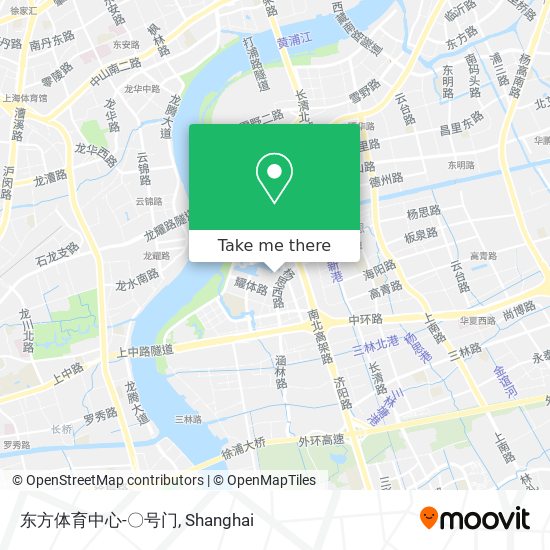 东方体育中心-〇号门 map