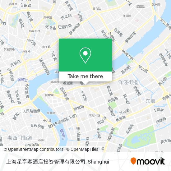 上海星享客酒店投资管理有限公司 map