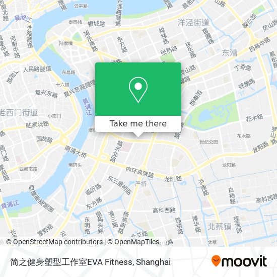 简之健身塑型工作室EVA Fitness map