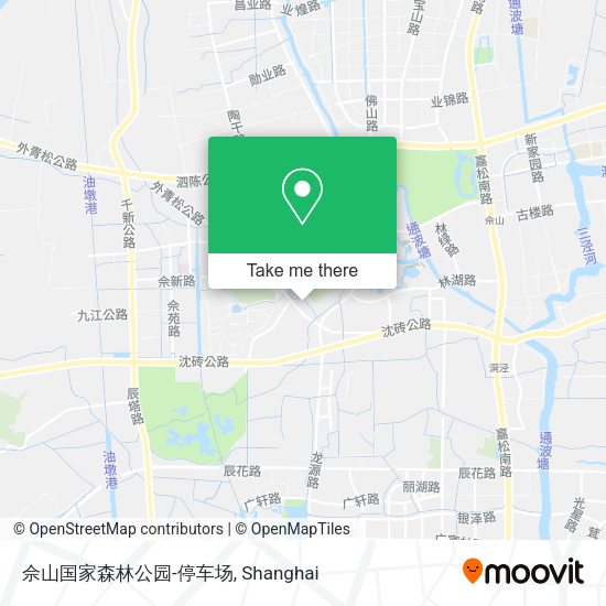 佘山国家森林公园-停车场 map