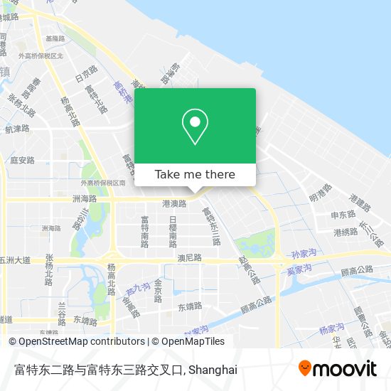 富特东二路与富特东三路交叉口 map