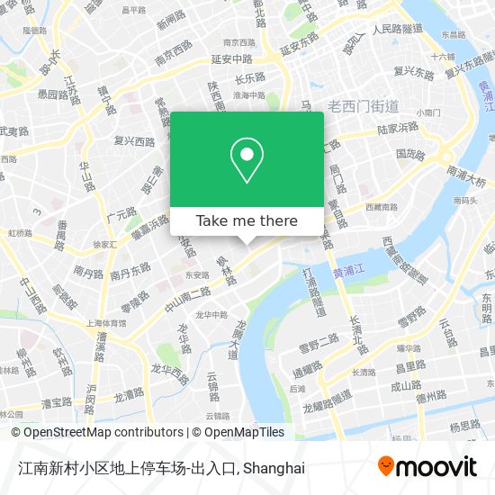 江南新村小区地上停车场-出入口 map