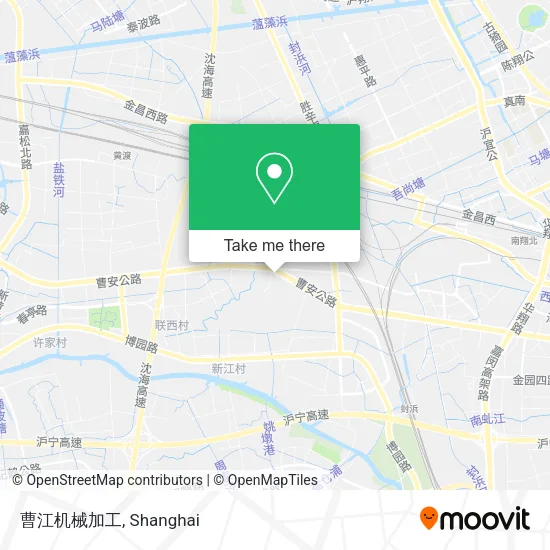 曹江机械加工 map