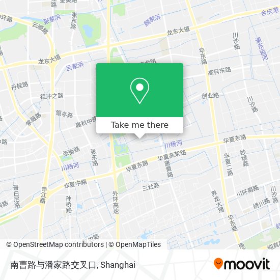 南曹路与潘家路交叉口 map