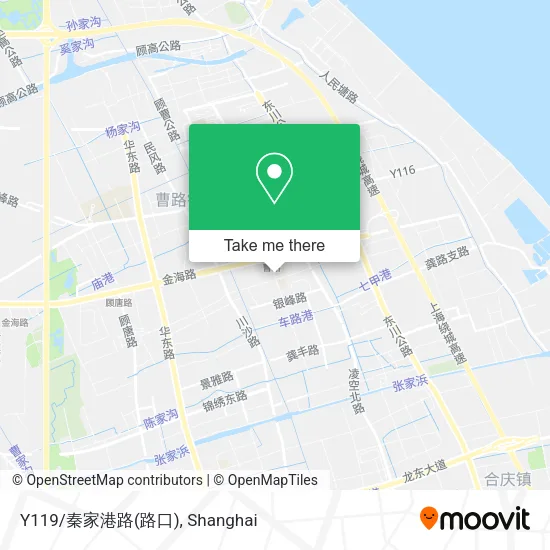 Y119/秦家港路(路口) map