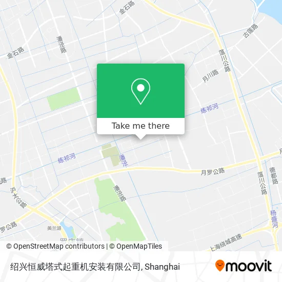 绍兴恒威塔式起重机安装有限公司 map