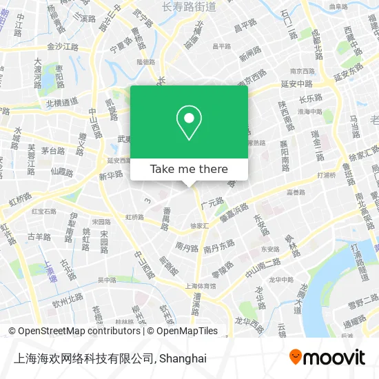 上海海欢网络科技有限公司 map