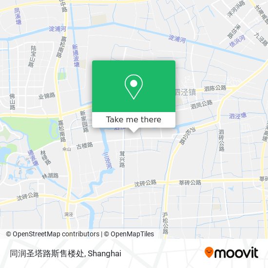 同润圣塔路斯售楼处 map