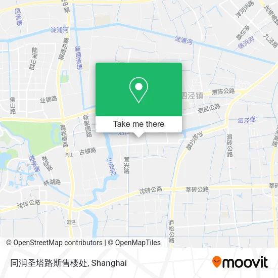 同润圣塔路斯售楼处 map