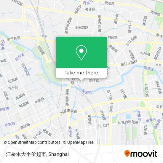 江桥永大平价超市 map