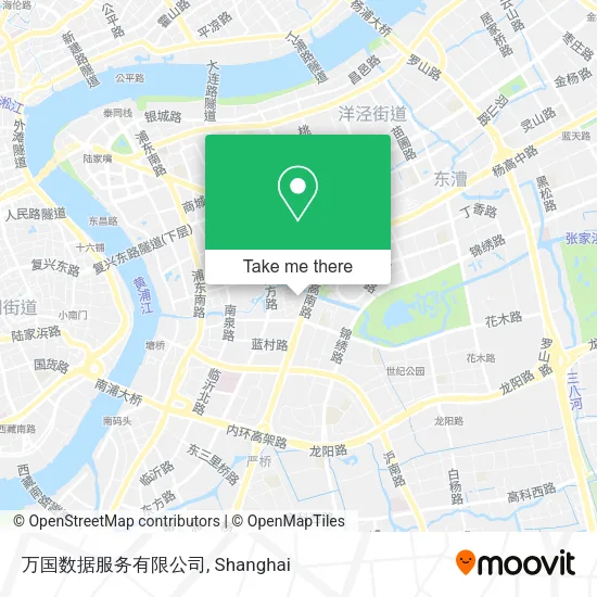 万国数据服务有限公司 map