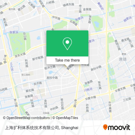 上海扩利体系统技术有限公司 map