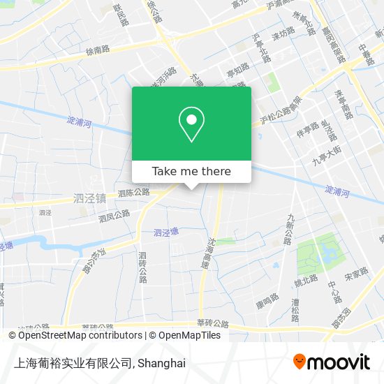 上海葡裕实业有限公司 map