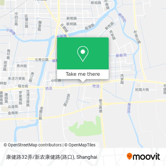 康健路32弄/新农康健路(路口) map