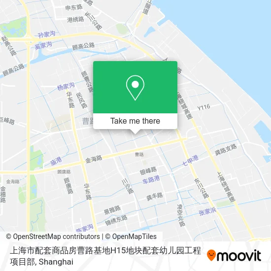 上海市配套商品房曹路基地H15地块配套幼儿园工程项目部 map