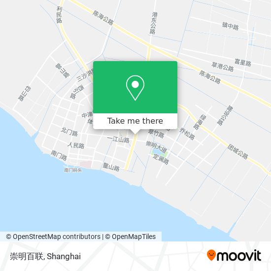 崇明百联 map