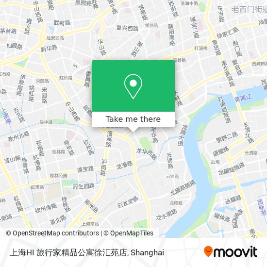 上海HI 旅行家精品公寓徐汇苑店 map