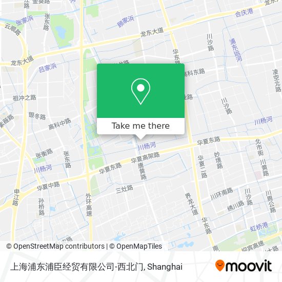 上海浦东浦臣经贸有限公司-西北门 map