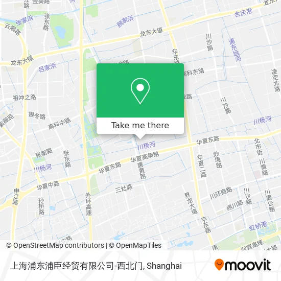 上海浦东浦臣经贸有限公司-西北门 map