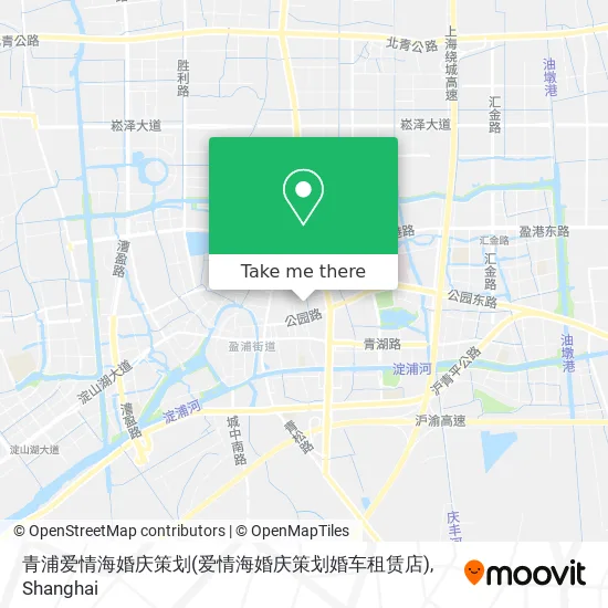 青浦爱情海婚庆策划(爱情海婚庆策划婚车租赁店) map