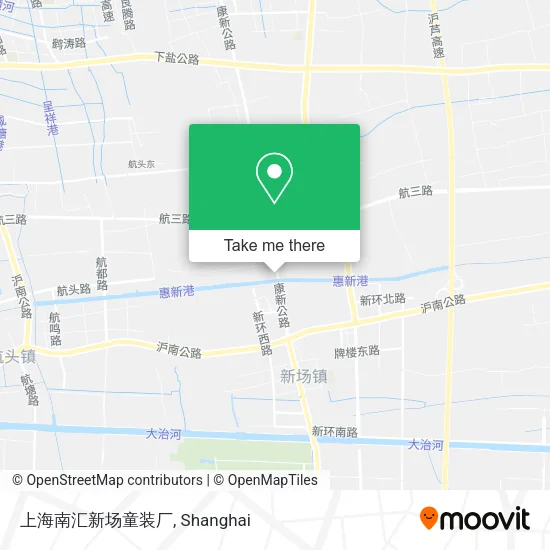 上海南汇新场童装厂 map