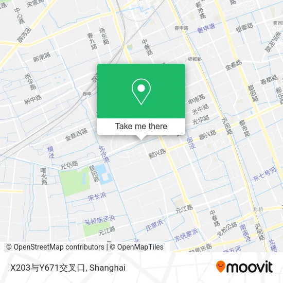 X203与Y671交叉口 map
