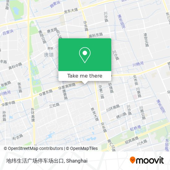 地纬生活广场停车场出口 map