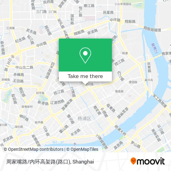 周家嘴路/内环高架路(路口) map