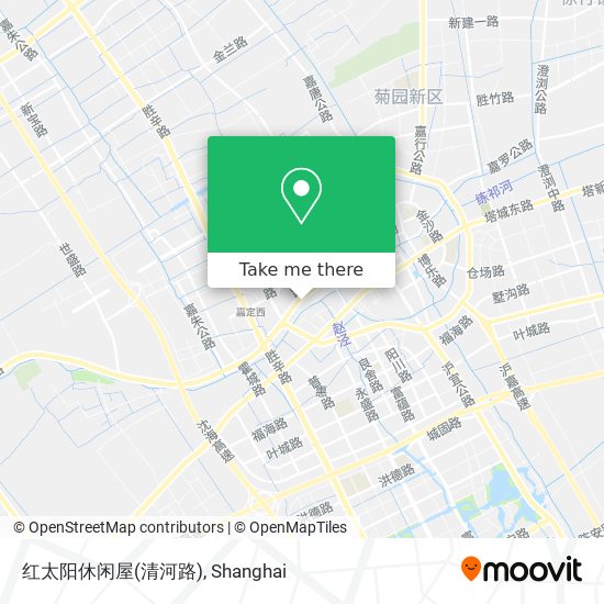 红太阳休闲屋(清河路) map